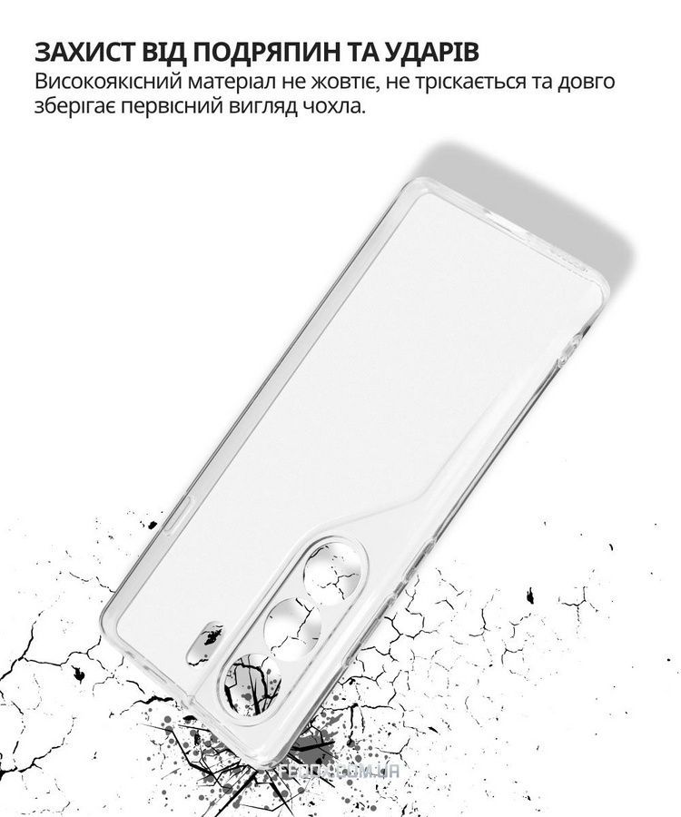 Чохол-накладка BeCover для Tecno Camon 40 (CM5) Transparancy (714680)