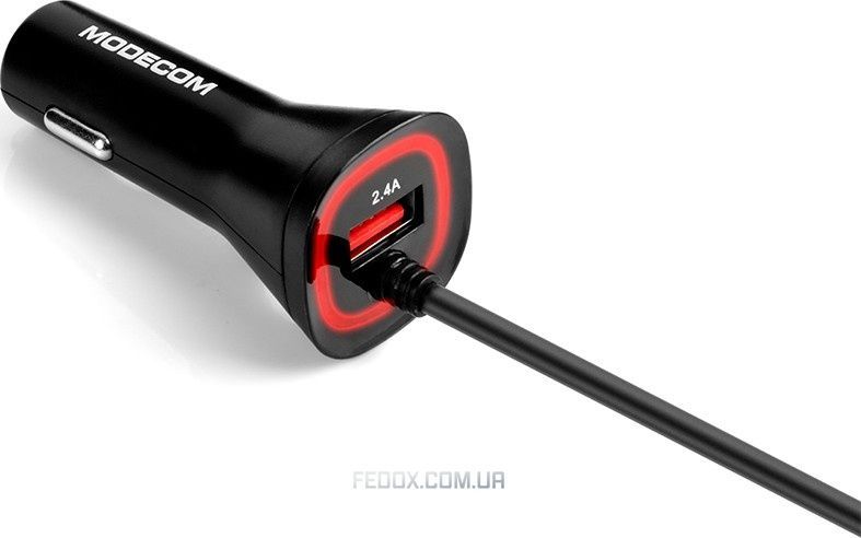 Автомобильное зарядное устройство Modecom Royal KULU-01 (1USBx2.4A) Black (ZT-MC-KULU-01)