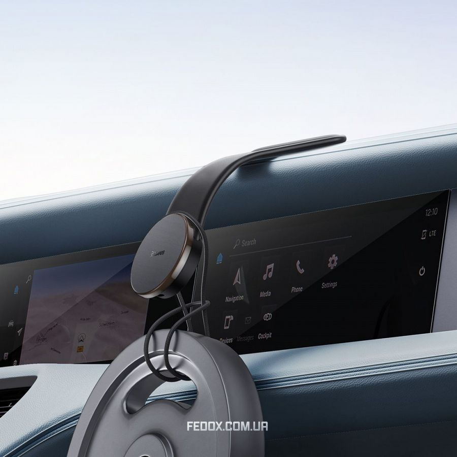 Автомобильный держатель с Беспроводной ЗП Baseus C02 Pro Series Magnetic black