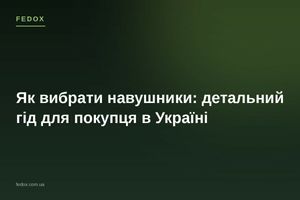 Як вибрати навушники: детальний гід для покупця в Україні