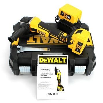 Болгарка DeWalt Аккумуляторная DCG409P2 (36V / 6AH) +АКБ УШМ Деволт с регулятором