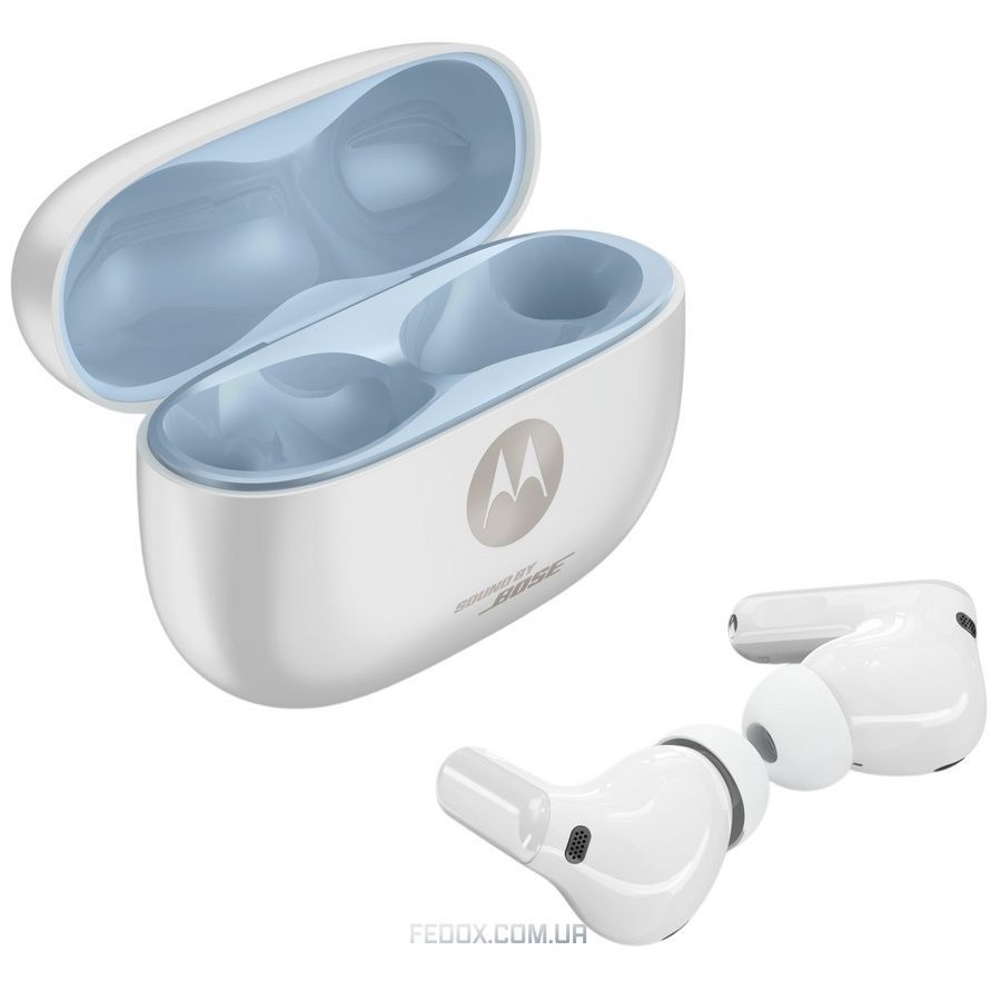 Bluetooth-гарнитура Motorola Moto Buds 2 Plus Cool White (PG38C08069)