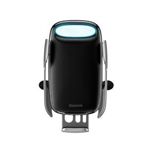Car holder with Wireless Charging Baseus Milky Way Electric Bracket silver