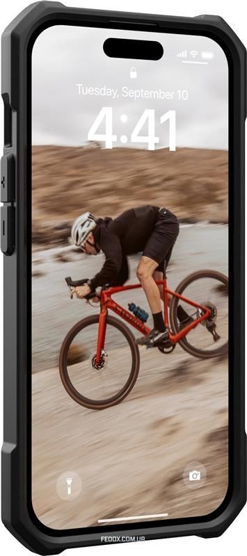 Чохол-накладка Urban Armor Gear Essential Armor Magsafe для Apple iPhone 15 Black (114288114040), чорний