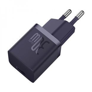 МЗП Baseus Cube Fast Charger 30W (Type-C + USB) фиолетовый