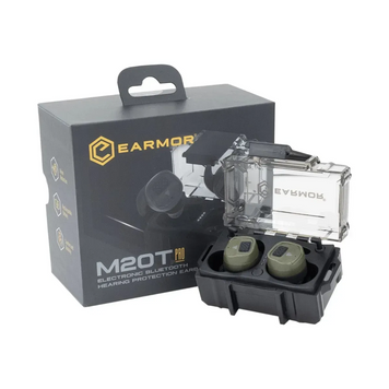 Активні захисні навушники-беруші Earmor M20T Pro Bluetooth &mdash; Олива