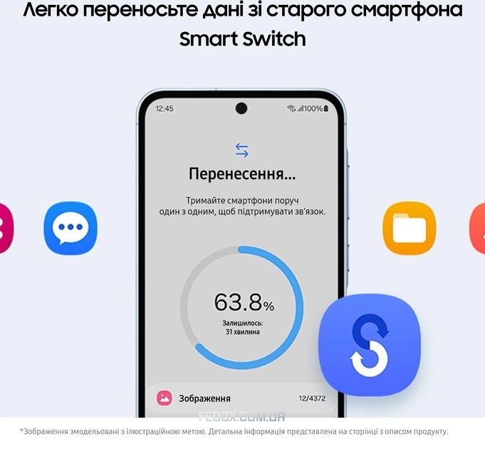 Смартфон Samsung Galaxy A55 SM-A556 8/256GB Dual Sim Yellow (SM-A556BZYCEUC)