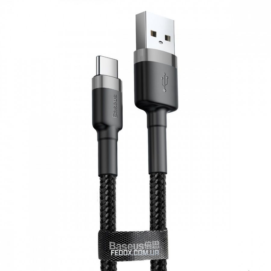 Кабель Baseus Cafule Type-C Cable 2A (3m)