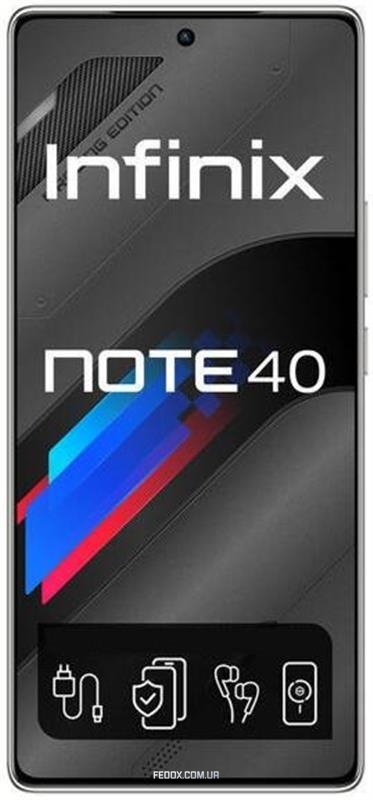 Смартфон Infinix Note 40 X6853 8/256GB Dual Sim Racing Grey