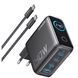 Мережевий зарядний пристрій Anker Laptop GaN Charger Black, 140W 3xUSB-C 1xUSB-A Display (B2697GZ1) + кабель USB Type-C