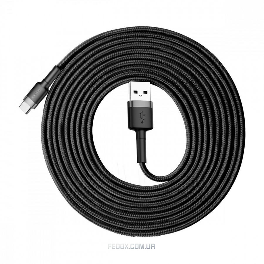 Кабель Baseus Cafule Type-C Cable 2A (3m)