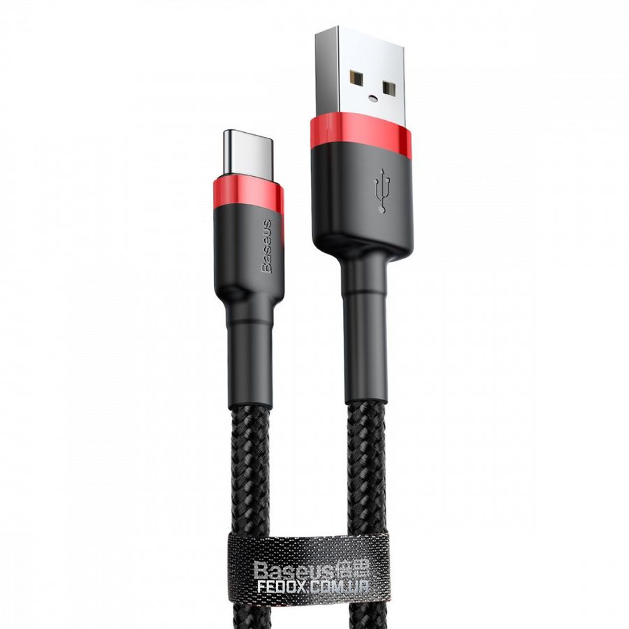 Кабель Baseus Cafule Type-C Cable 2A (3m)