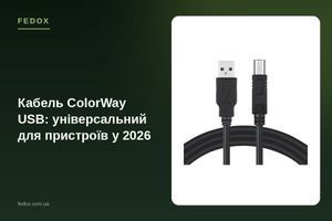 Кабель ColorWay USB: универсальный выбор для устройств в 2026