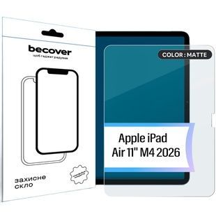 Захисне скло BeCover Matte Anti-Glare для Apple iPad Air 11" M4 2026 (715171)