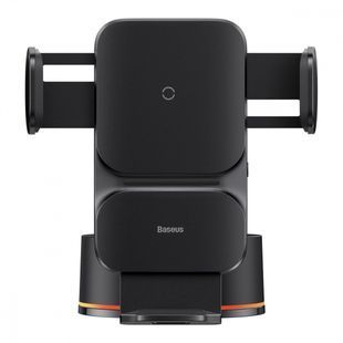 Car holder with Wireless Charging Baseus Wisdom Auto Alignment (suction base) black