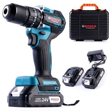 Бесщеточный аккумуляторный ударный шуруповерт Bosch GSR-120li PRO (24V, 5Ah) Мощный дрель-шуруповерт Бош