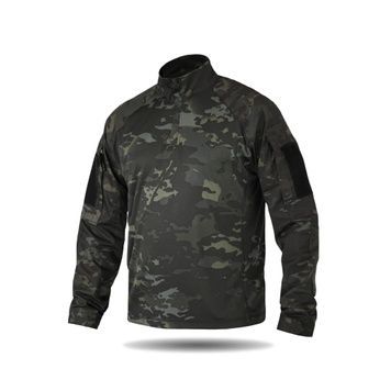 Тактична сорочка УБАКС UA (CoolPass) з довгим рукавом Black Multicam-XXXL