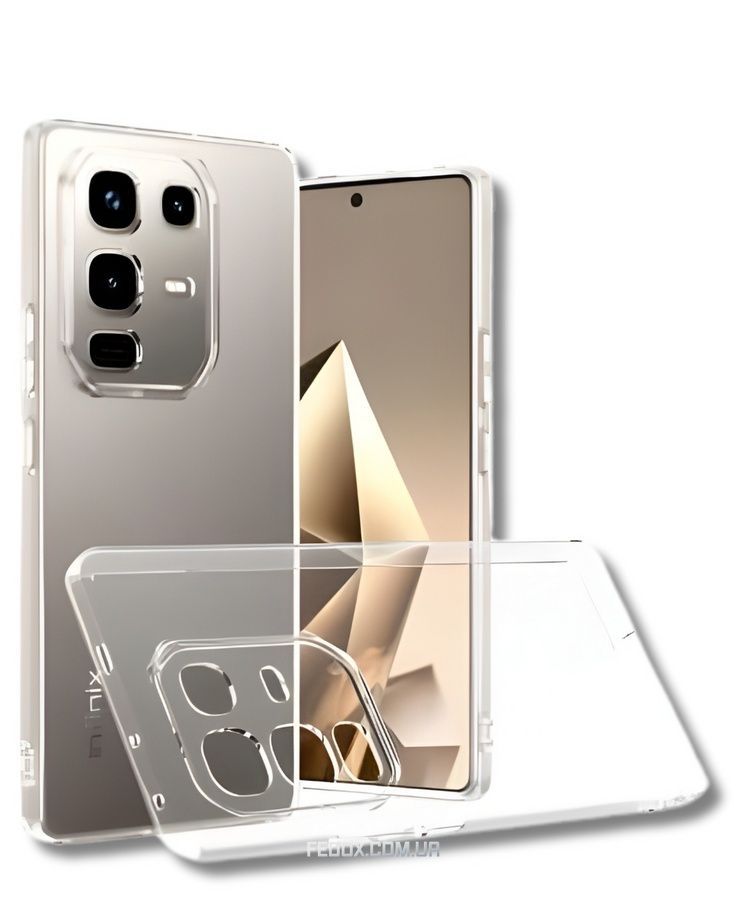 Чохол-накладка BeCover для Infinix Note 50 Pro 4G (X6855) Transparancy (714674), Прозорий