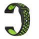 Ремешок BeCover Nike Style для Xiaomi Amazfit Bip/Bip Lite/Bip S Lite/GTR 42mm/GTS/TicWatch S2/TicWatch E Black-Green (705703)