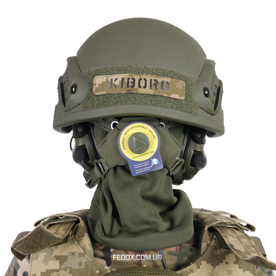 Комплект шлем Mich PE + наушники EARMOR M32 PLUS с универсальным креплением