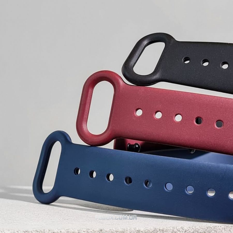 Ремінець Silicone New Xiaomi Mi Band 3/4 midnight blue
