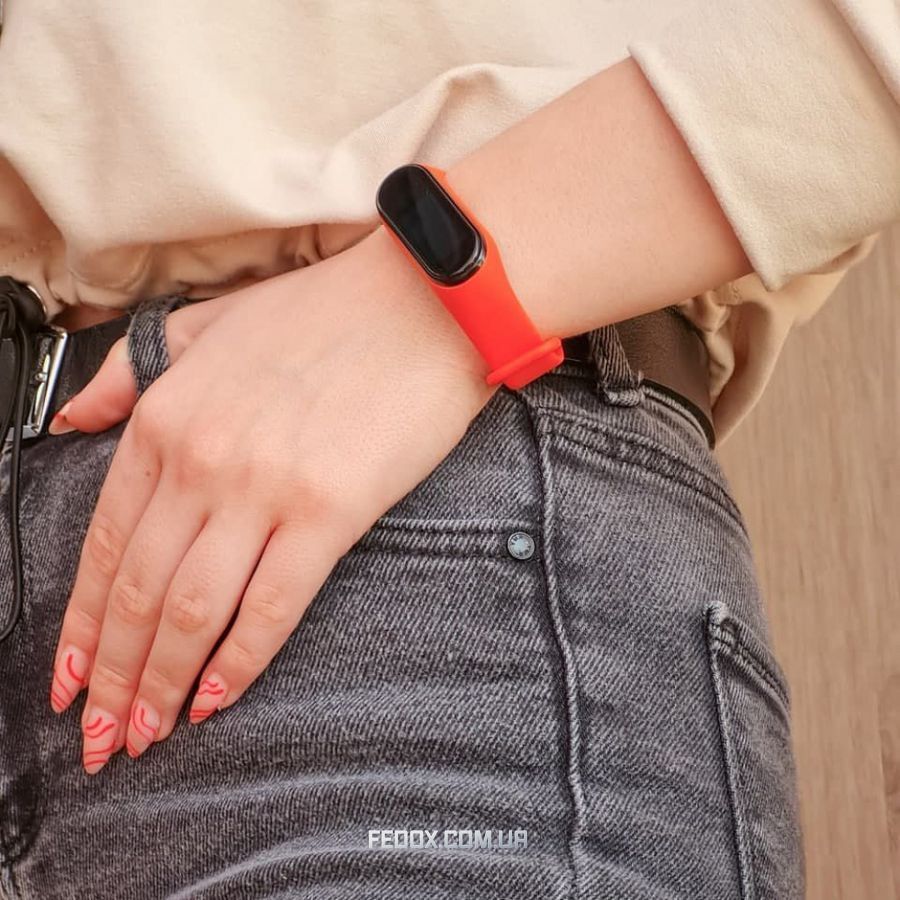 Ремінець Silicone New Xiaomi Mi Band 3/4 midnight blue