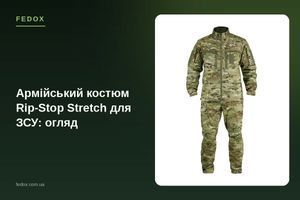 Армійський костюм Rip-Stop Stretch для ЗСУ: огляд