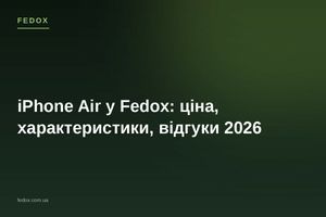 iPhone Air в Fedox: цена, характеристики, отзывы 2026