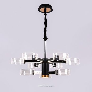 Підвісний світильник SIRIUS N 3705-6+3 BLACK+GD 98W
