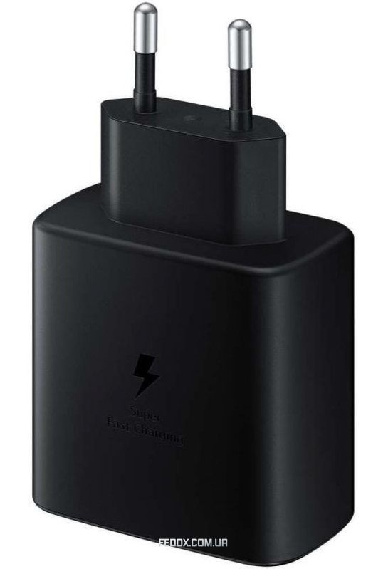 Мережевий зарядний пристрій Samsung EP-TA845 45W Type-C Black (EP-TA845NBE) OEM