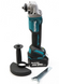 Makita Cordless Angle Grinder (DGA404) diameter 125 mm 24V. Makita turbine angle grinder KSHM. (+2 batteries 24V)