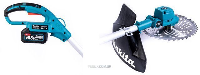 Коса Безщіткова Makita (DUR365ZLX) Акумуляторна (48V / 6Ah) Тример садовий Макіта (+2 АКБ)