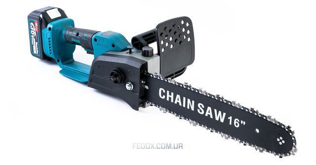 Бесщеточная аккумуляторная пила Makita DUC330Z (36V, 6Ah) с шиной 40 см Мощная пила Макита с двумя АКБ