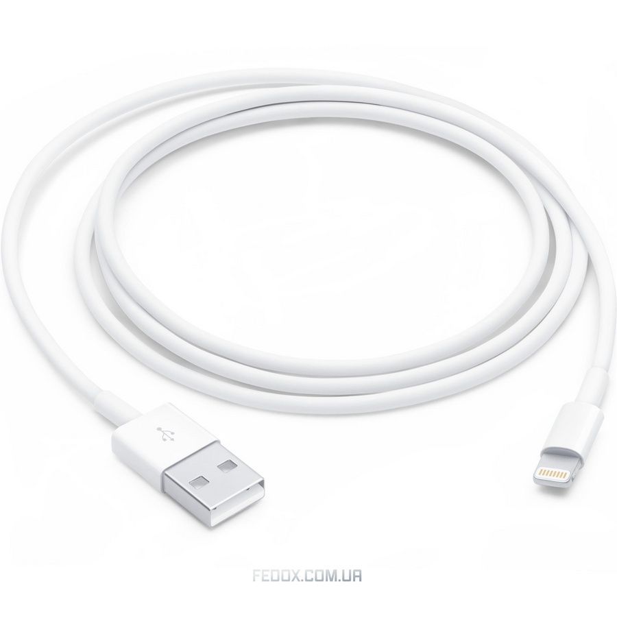 Кабель Apple Lightning - USB (M/M), 1 м, White (MUQW3ZM/A)