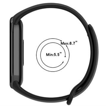 Силиконовый ремешок BeCover для Xiaomi Mi Smart Band 8 Blue Horizon (709380)