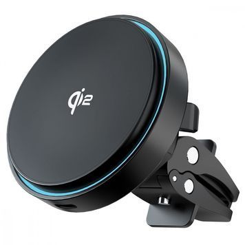 Автомобильный держатель с Беспроводным ЗП Proove Light Circle Qi2 15W black