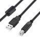 Кабель ColorWay USB - USB Type-B V 2.0 (M/M), 3 м, Black (CW-CBUB073-BK)