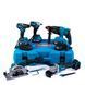 Набір Makita 5в1 48V (шуруповерт, болгарка, гайковерт, перфоратор, циркулярка)