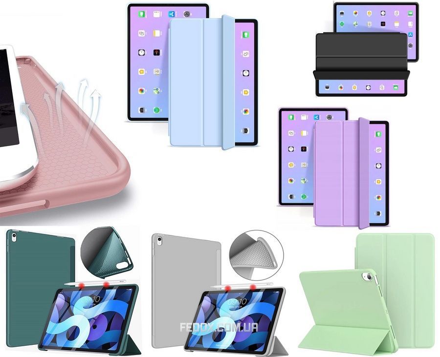 Чохол BeCover Tri Fold Soft TPU Silicone для Apple iPad Air 11" M2 2024 Pink (711410), Рожевий