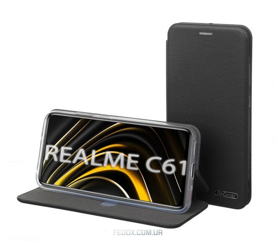 Чехол-книжка BeCover Exclusive для Realme C61 Black (712552)