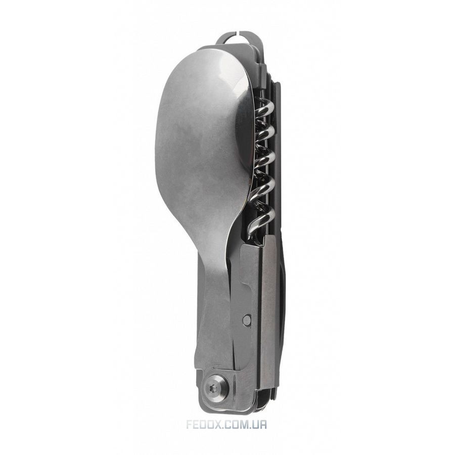 Мультитул для кемпинга 6в1 в чехле silver