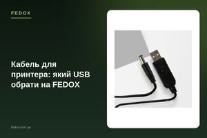 Кабель для принтера: який USB обрати на FEDOX
