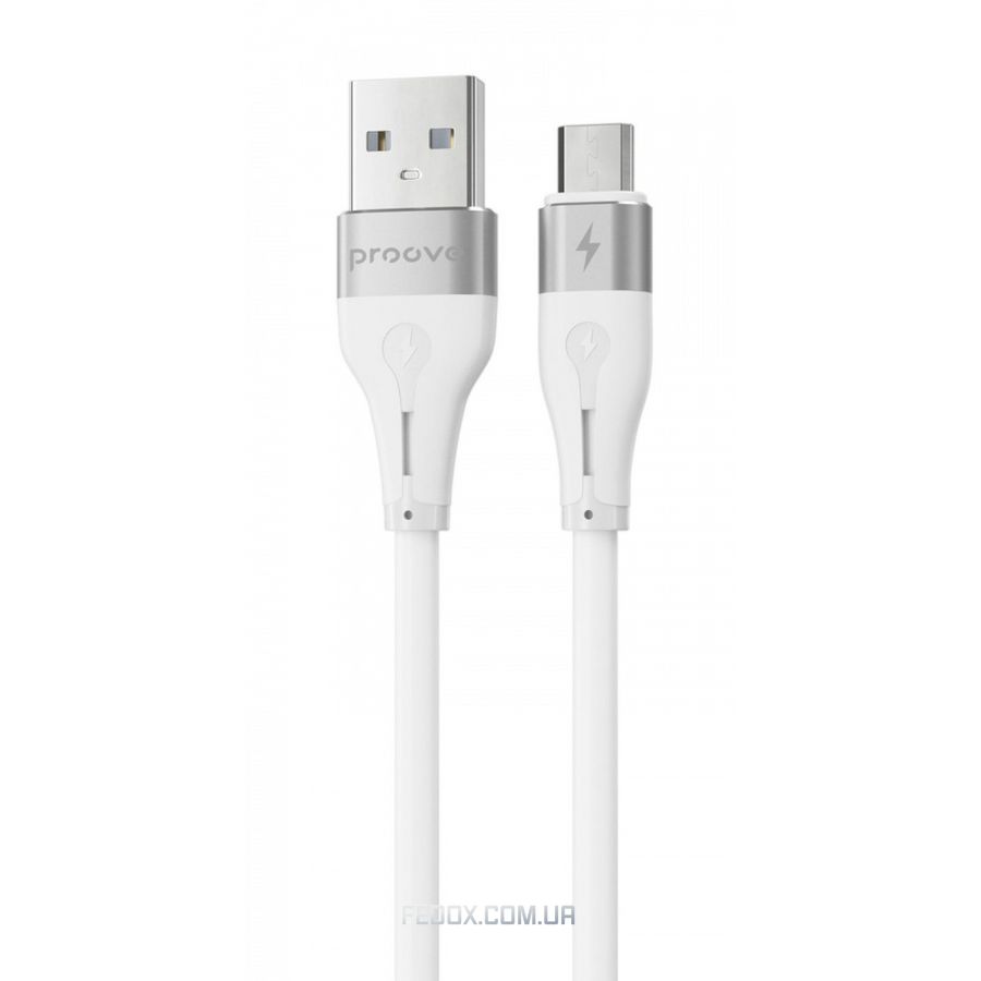 Кабель Proove Soft Silicone Micro USB 2.4A (1m)