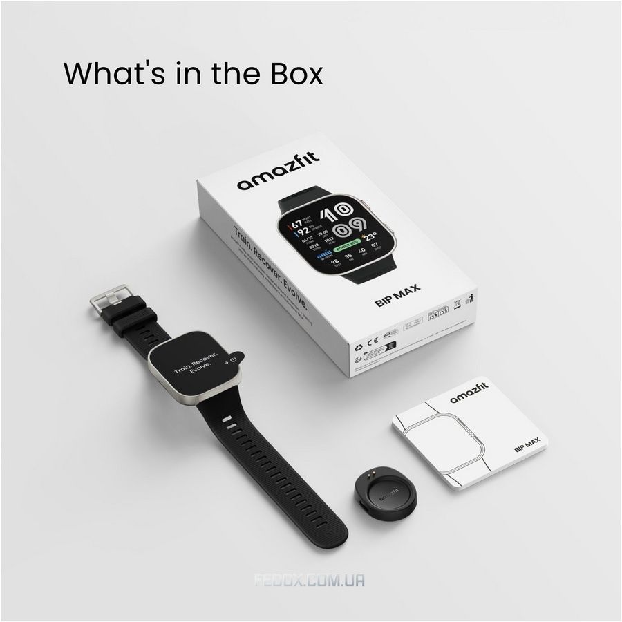 Смарт-годинник Amazfit Bip Max Silver (W2568AP1N)