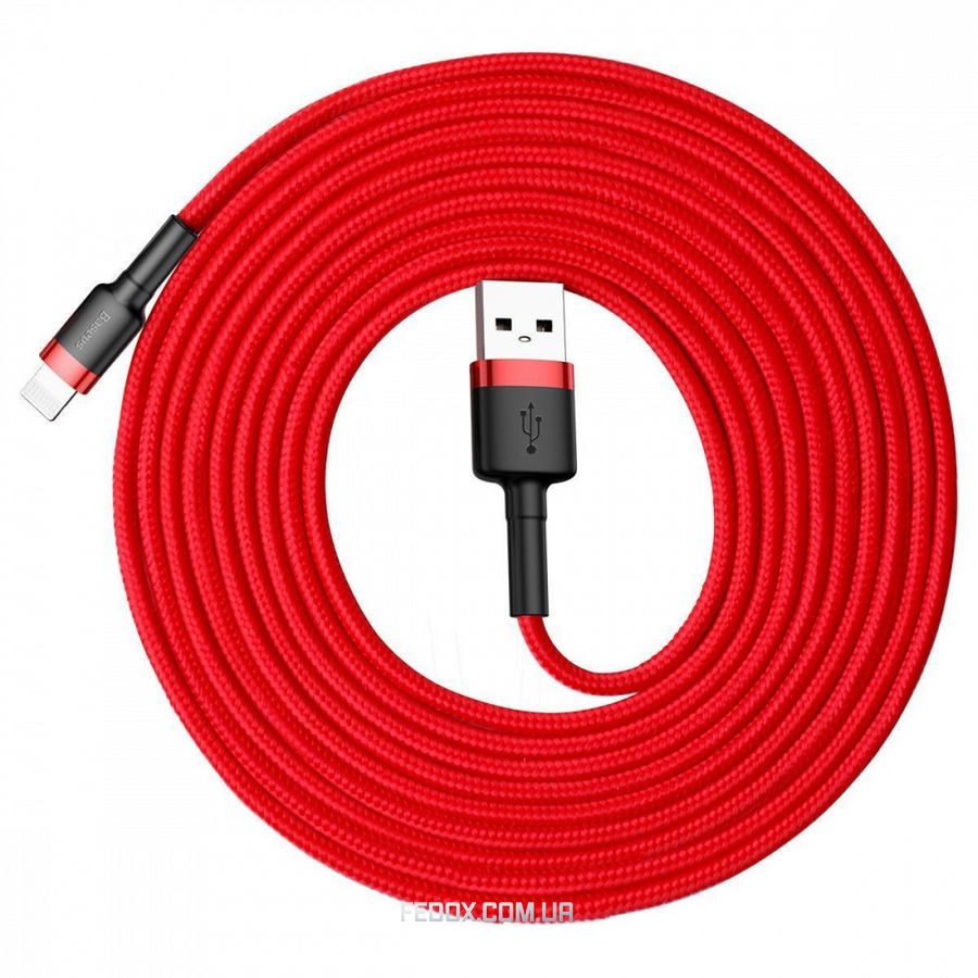 Кабель Baseus Cafule Lightning Cable 2A (3m)