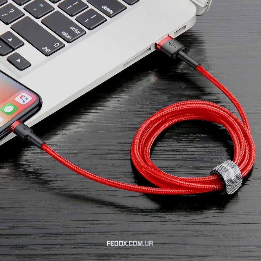 Кабель Baseus Cafule Lightning Cable 2A (3m)