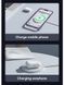 Бездротовий зарядний пристрій Essager Wind 2in1 Wireless Charger 15W White (EWXCX-CF02-Z)