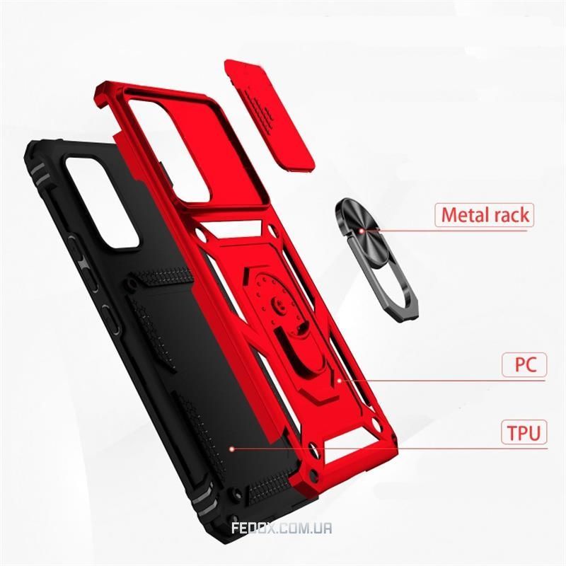 Чохол-накладка BeCover Military для Samsung Galaxy A04 SM-A045 Red (708218), Червоний