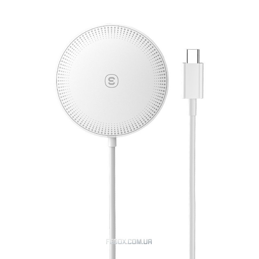 Бездротовий зарядний пристрій Essager Wind 2in1 Wireless Charger 15W White (EWXCX-CF02-Z)