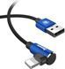Кабель Baseus MVP USB - Lightning (M/M), 1.5A, 2 м Blue (CALMVP-A03)